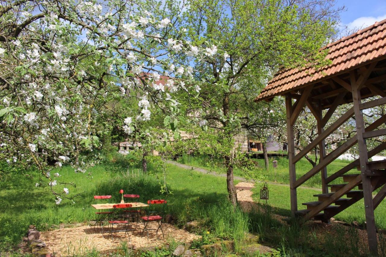 Ferienwohnung Koppelblick Pfarrweisach Exterior foto