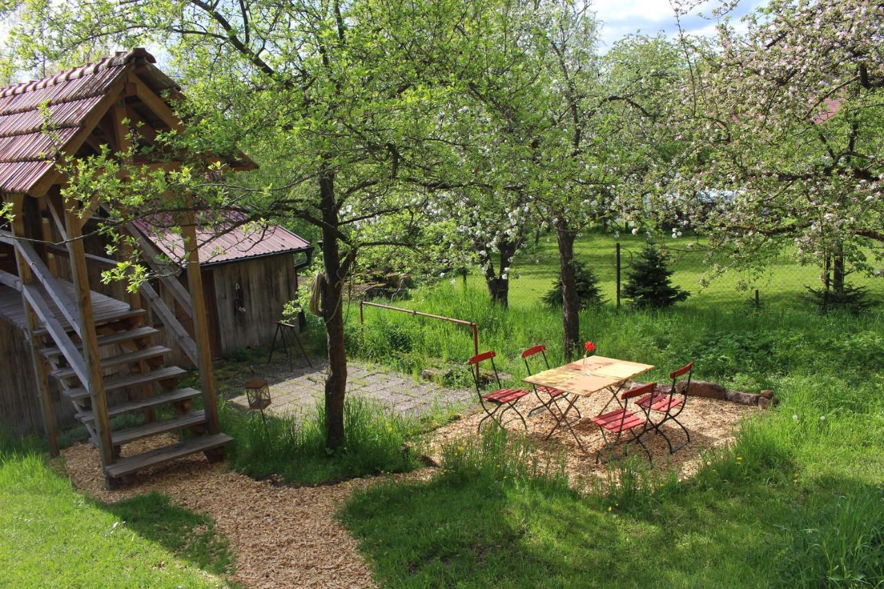 Ferienwohnung Koppelblick Pfarrweisach Exterior foto